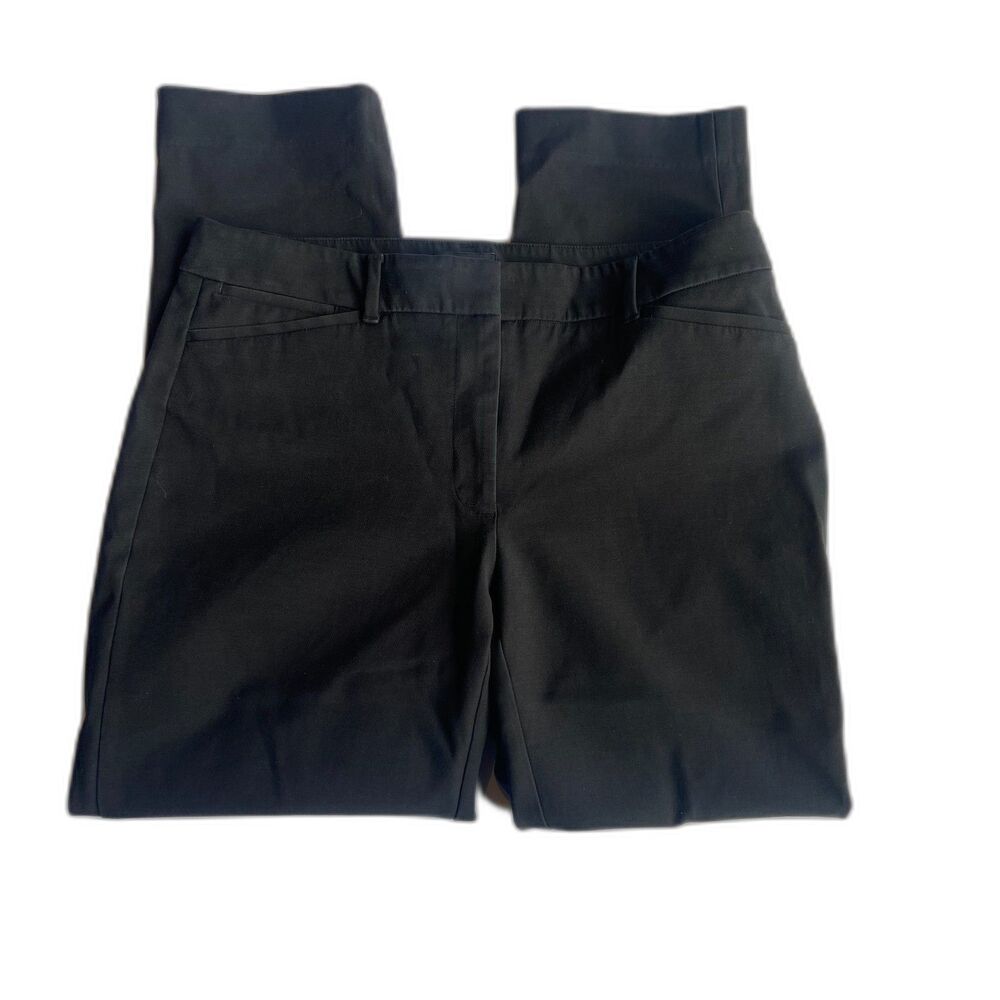 WHBM THE SLIM ANKLE DRESS PANTS/TROUSERS BLACK Capsule Minimalism Interview